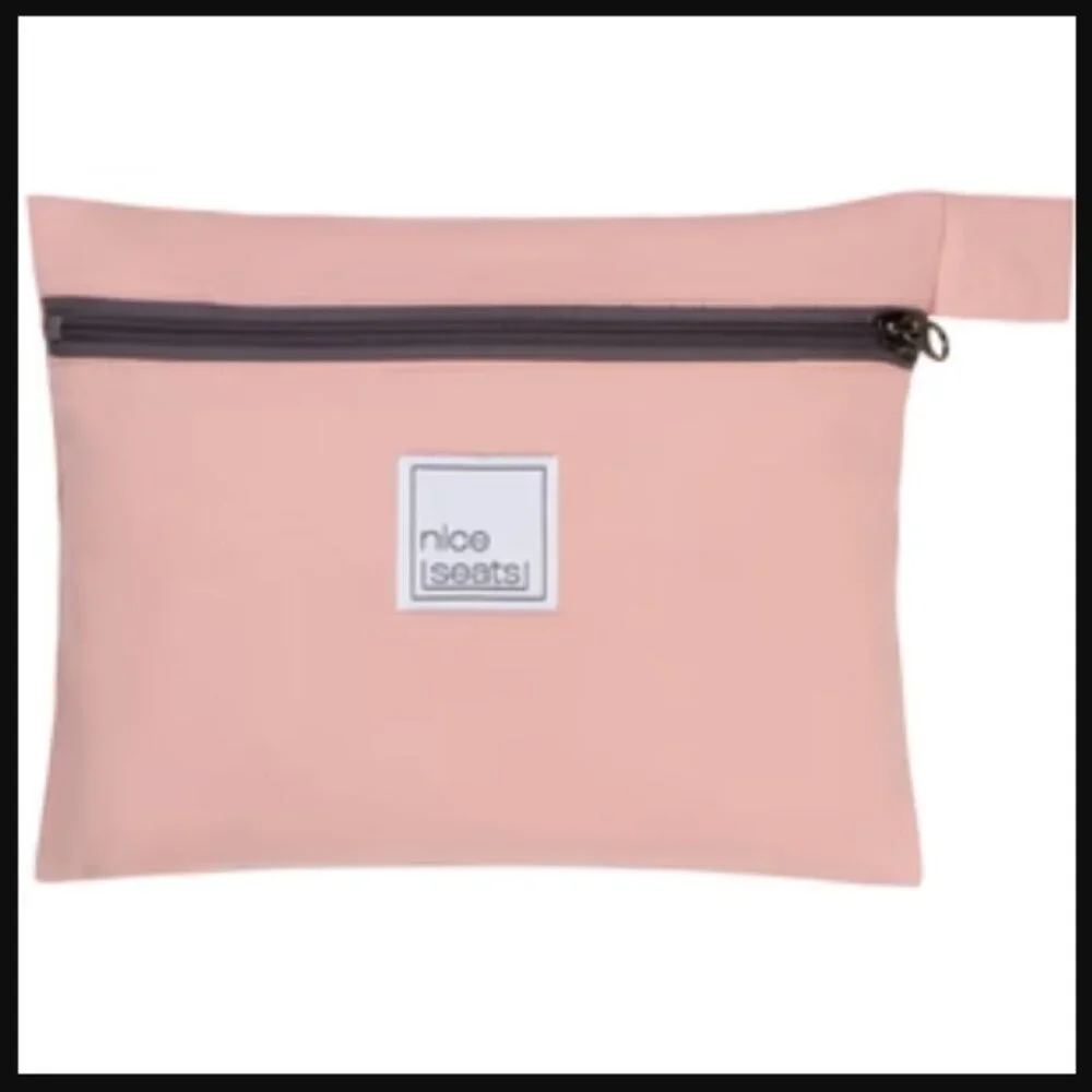 ❣️2/$36 NIP NiceSeats Airplane Seat Cover Fits Everywhere Solids Blush $53.00